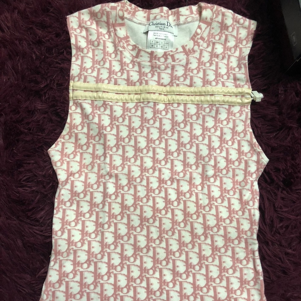 Christian Dior monogram tank top
